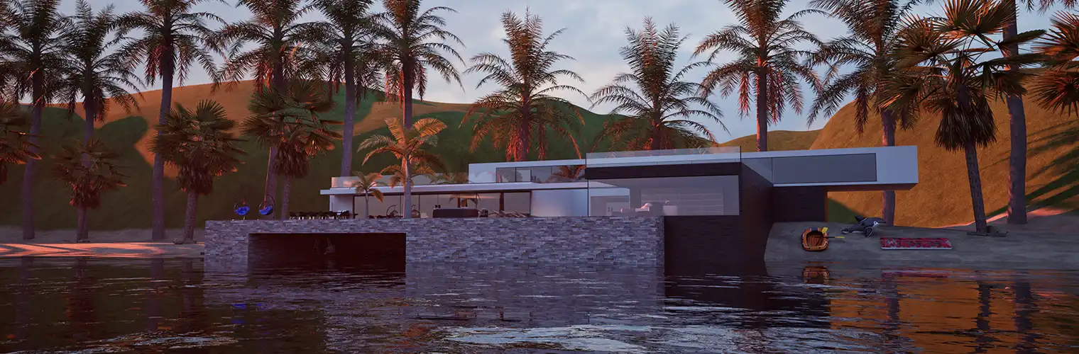 Photo maison modéliser en 3D et texturer sur Twinmotion