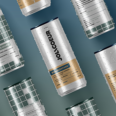 Création canette sur illsutrator et photoshop