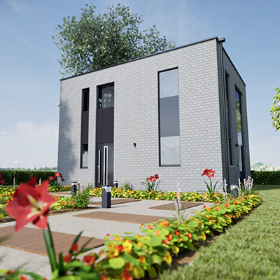 Création et texturing d'une maison