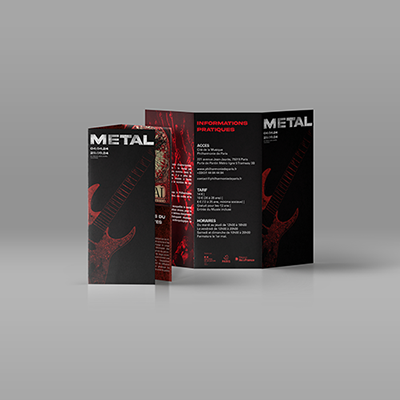 Création dépliant sur photoshop